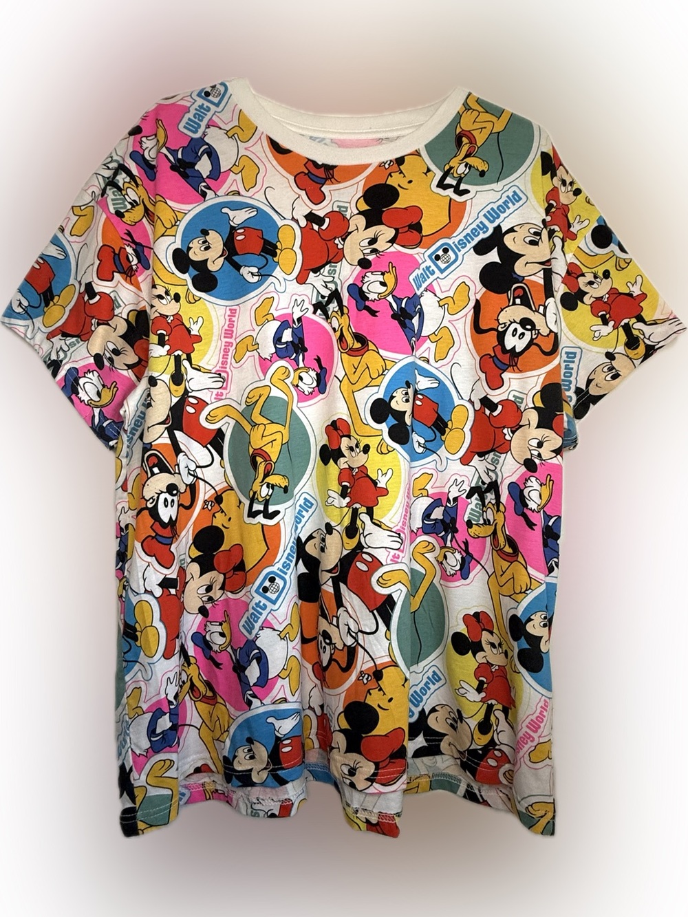 Walt Disney World Vault Collection AOP Mickey & Friends Adult Size XL